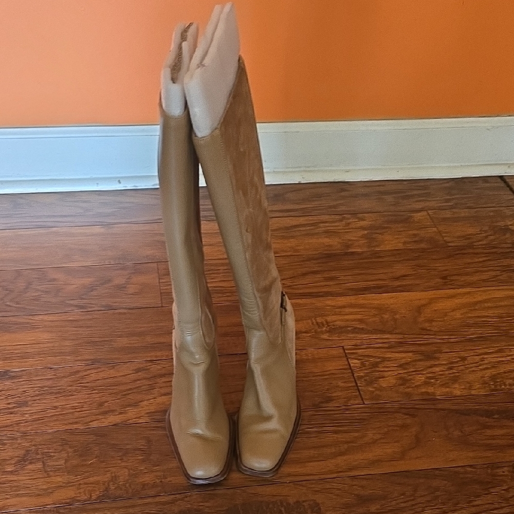 Chic Tan Over the Knee Women's Boots